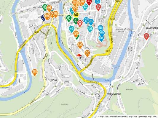 Geolyzer Kartenausschnitt