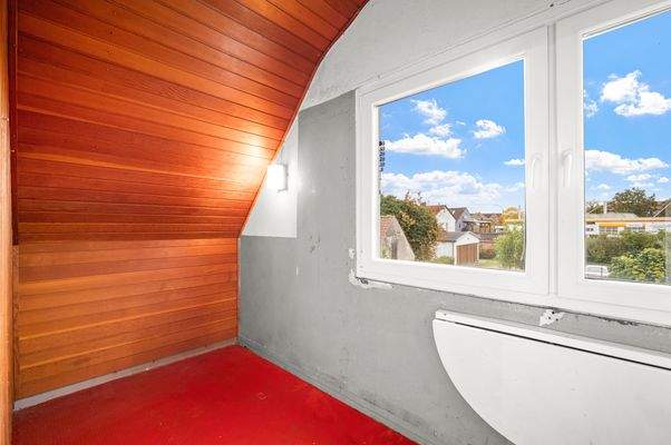 Geschlossener Balkon