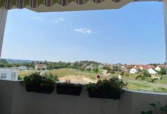 Ausblick vom Balkon
