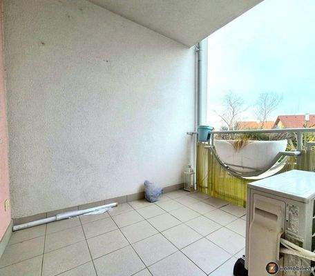 Loggia nach Nordwesten