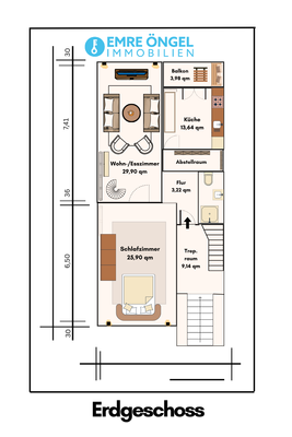 Erdgeschoss Grundriss