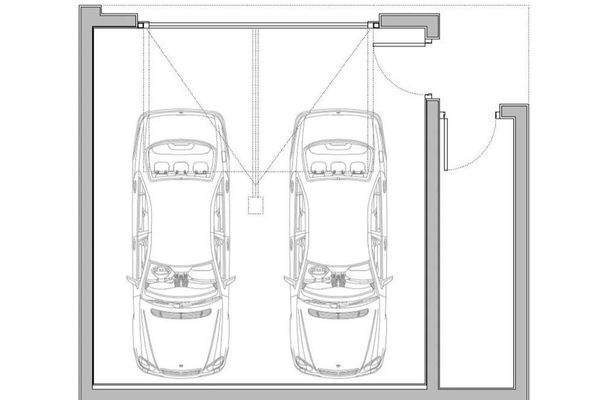Grundriss Doppelgarage