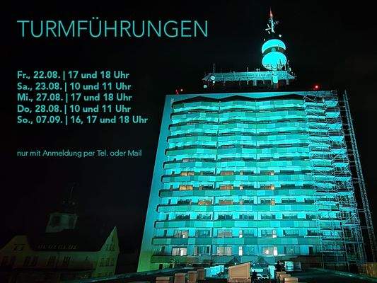 Kommen Sie zur Turmführung!