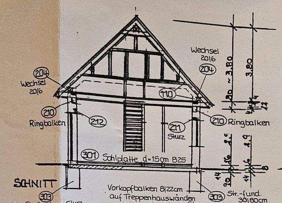 Schnitt Nebengebäude