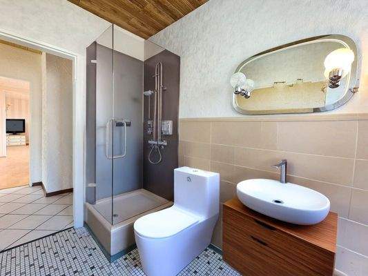 Bad Obergeschoss (Digitales Einrichtungsbeispiel)