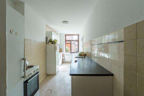 Sanierungsbedürftige Küche im Erdgeschoss