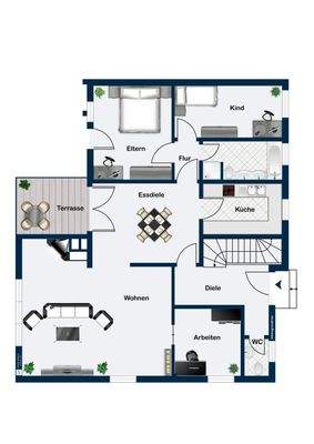 Grundriss Erdgeschoss