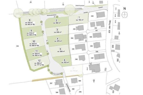 Lageplan Am Trotz II