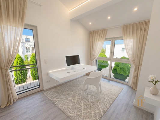 Arbeitszimmer OG visualisiert