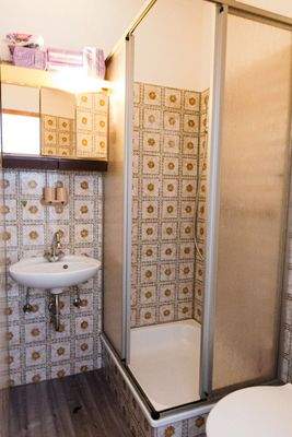 Das Duschbad im Gästebereich