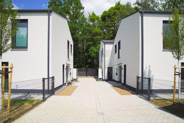 Eingangsbereich zu den Häusern