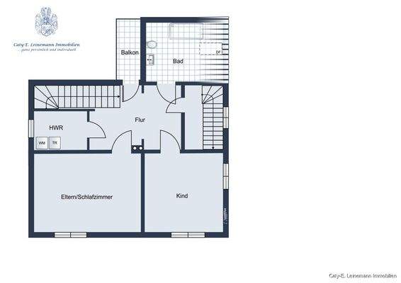 Skizze Grundriss Obergeschoss