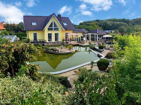 Blick über das Grundstück