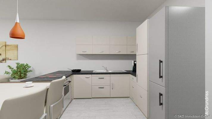 Viel Platz für eine neue Einbauküche