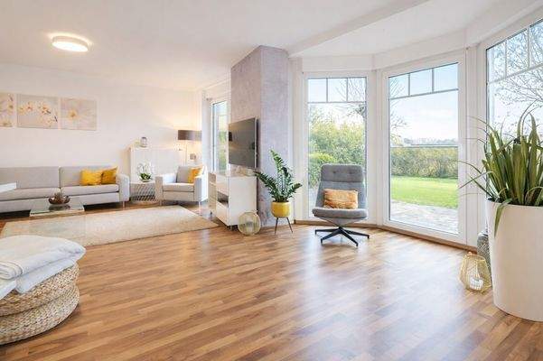 Erker und Wohnbereich 