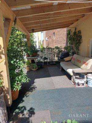 Hinterhaus Terrasse Ã¼berdacht - Teil 1