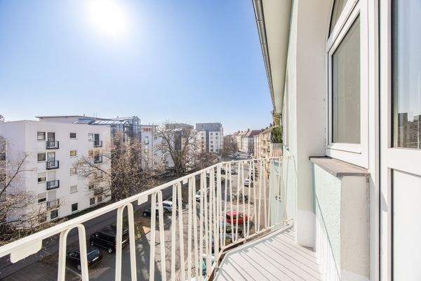 Französischer Balkon in Ostausrichtung