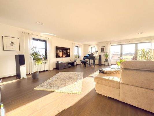 Der helle Wohnbereich im OG