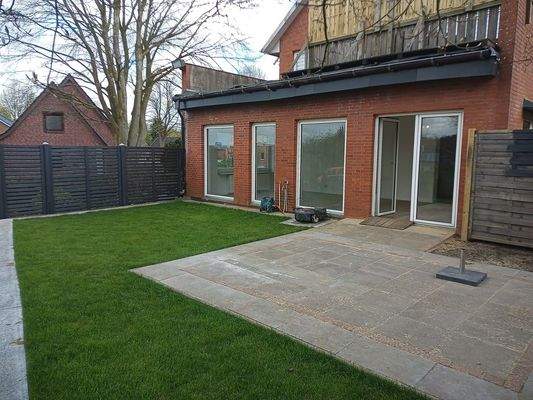 Blick auf die Terrasse