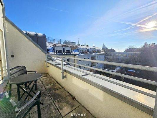 Auf der Süd-Terrasse