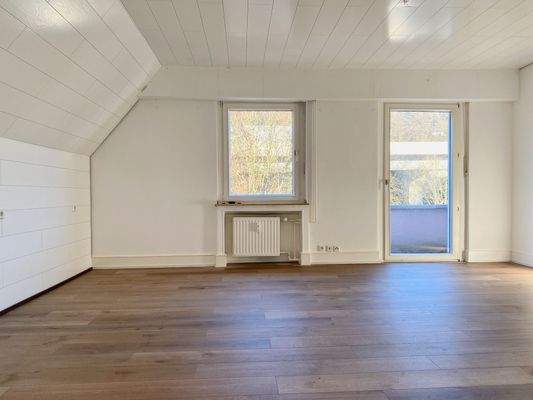 Wohnzimmer mit Ausgang