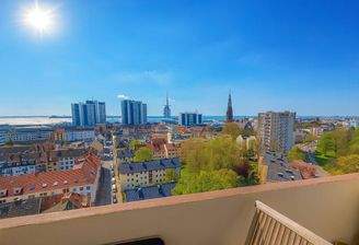 Blick vom Balkon