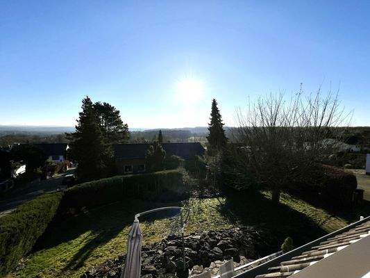 Ausblick aus dem Schlafzimmer 1. Obergeschoss
