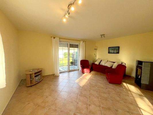 Wohnbereich mit Kamin