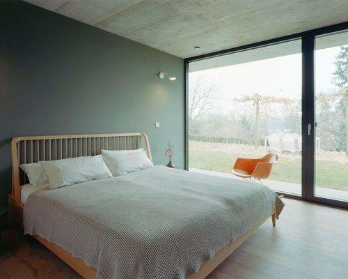 Schlafzimmer im Gartengeschoss