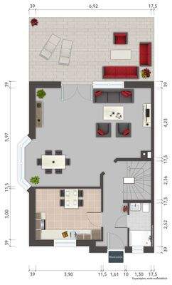 Grundriss Erdgeschoss (Kann-Zustand)