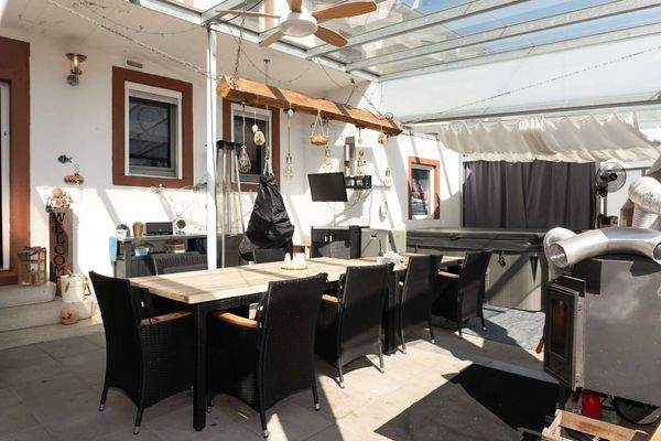 Terrasse vor dem Hauseingang