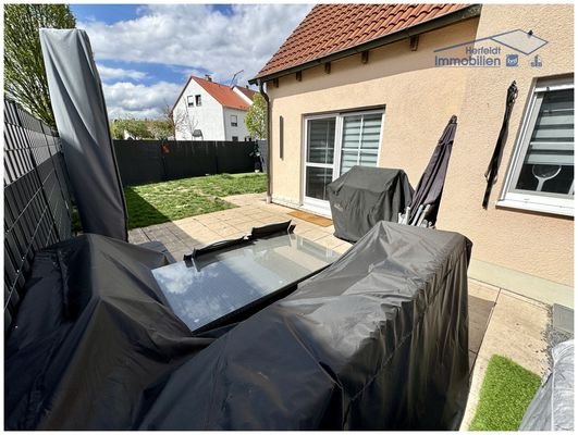 Sonnige Süd-West-Terrasse