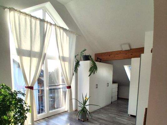 Ankleide im Dachgeschoss