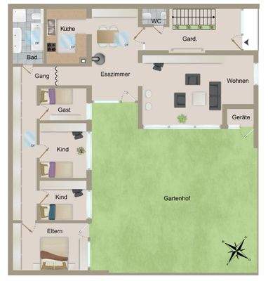 Grundriss EG (Beispielhaft)