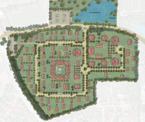 Lageplan mit Einzeichnung der 