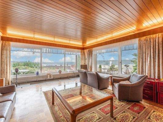 Wohnzimmer mit Aussicht