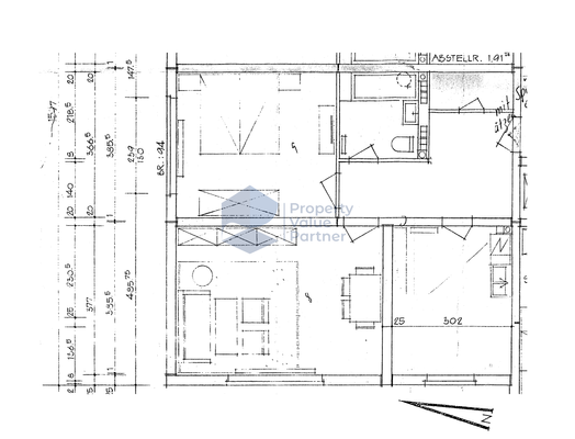 Grundriss Aufzug 1. links