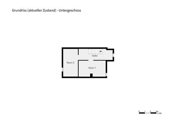 Grundriss - aktueller Zustand UG