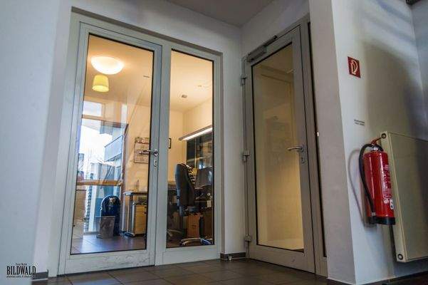 Zugang Flur und Werkstattleiter