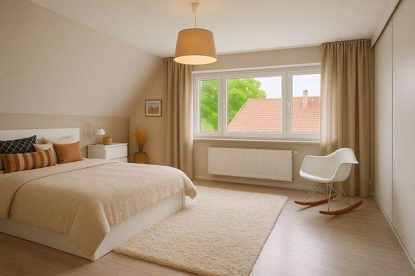 Schlafzimmer-gestaged