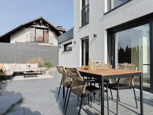 Terrasse für gemütliche Stunden zum Entspannen