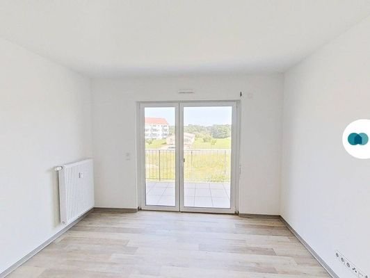 Ansicht III: Wohn- und Esszimmer