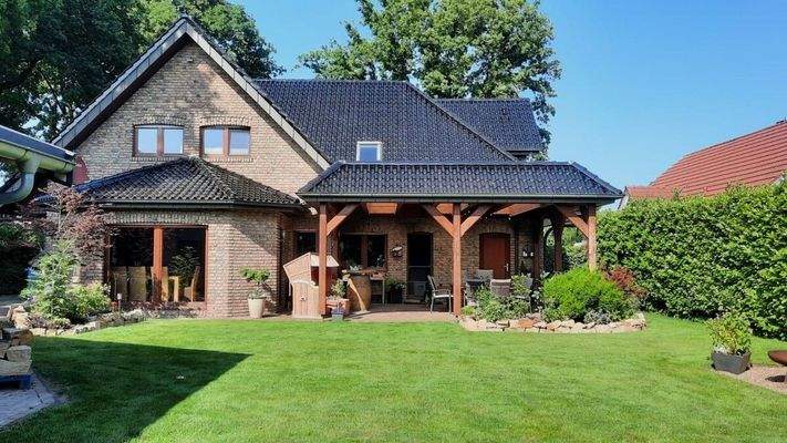 rückwärtige Ansicht des Wohnhauses