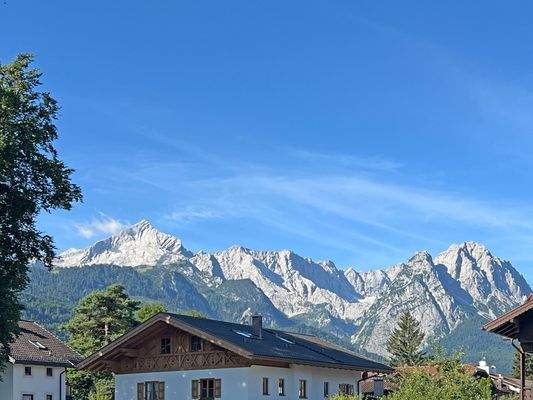 Blick vom Grundstück