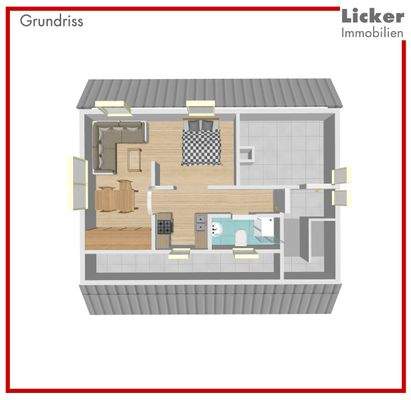 Grundriss-Wohnung