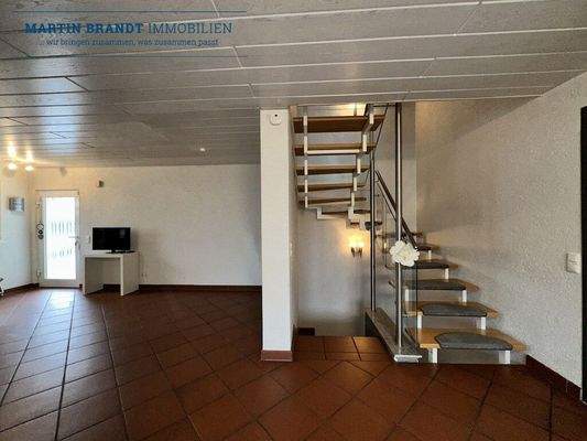 Wohnbereich Treppe Dachgeschoss