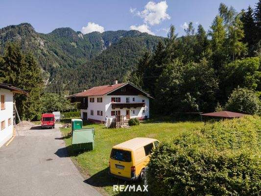 Blick auf Teilgrundstück von vorne