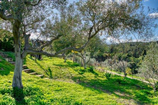 Kreta, Douliana: Faszinierendes Haus mit Meer- und Bergblick