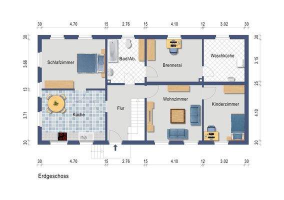 Grundriss Erdgeschoss