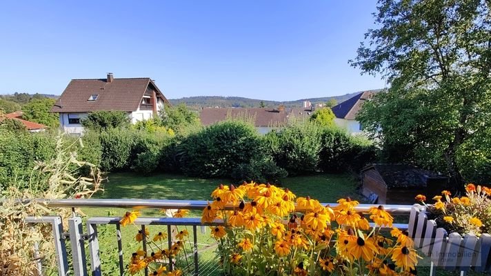 Blick von Balkon